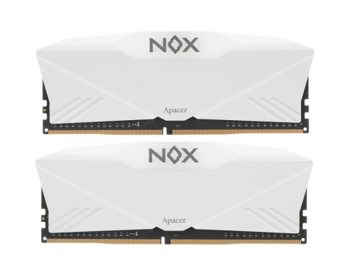 Модуль оперативной памяти Apacer 16GB NOX RGB WHITE AURA2 DDR4 3600Mhz DIMM w/HS, kit 2x8GB CL18, 1.35V Модуль оперативной памяти Apacer 16GB NOX RGB WHITE AURA2 DDR4 3600Mhz DIMM w/HS, kit 2x8GB CL18, 1.35V