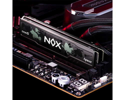 Модуль памяти Apacer 32GB DDR5 6400 DIMM OC NOX w/HS, kit 2x16GB CL32, 1.4V Модуль памяти Apacer 32GB DDR5 6400 DIMM OC NOX w/HS, kit 2x16GB CL32, 1.4V