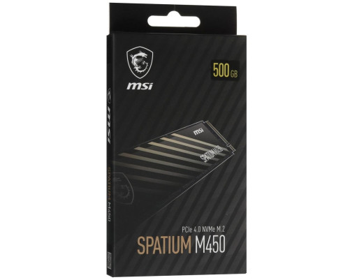 Твердотельный накопитель SSD MSI M.2 2280 500GB SPATIUM M450 V1 S78-440K380-P83