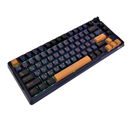 Клавиатура беспроводная игровая Royal Kludge RK-H81, синий