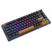 Клавиатура беспроводная игровая Royal Kludge RK-H81, синий