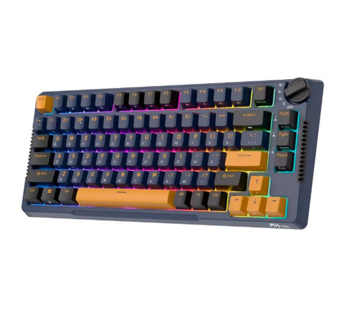 Клавиатура беспроводная игровая Royal Kludge RK-H81, синий