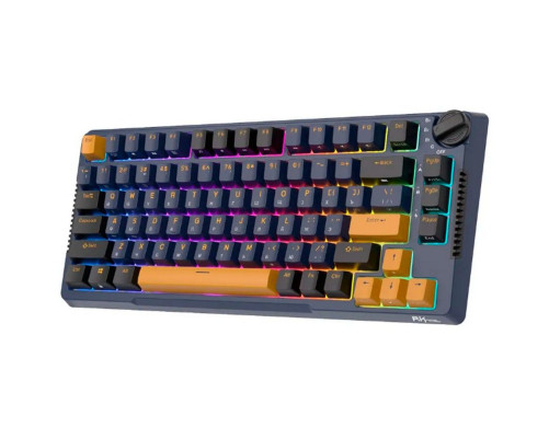 Клавиатура беспроводная игровая Royal Kludge RK-H81, синий Клавиатура беспроводная игровая Royal Kludge RK-H81, синий