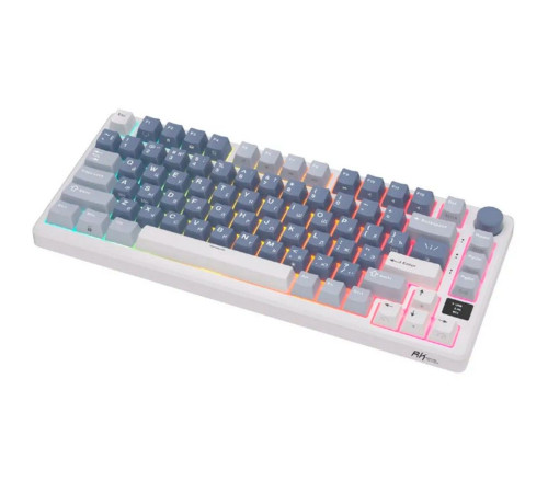 Клавиатура беспроводная игровая Royal Kludge RK-M75, голубой