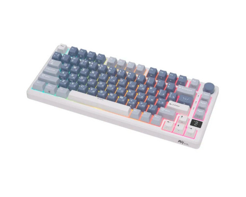 Клавиатура беспроводная игровая Royal Kludge RK-M75, голубой