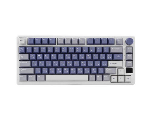 Клавиатура беспроводная игровая Royal Kludge RK-M75, голубой