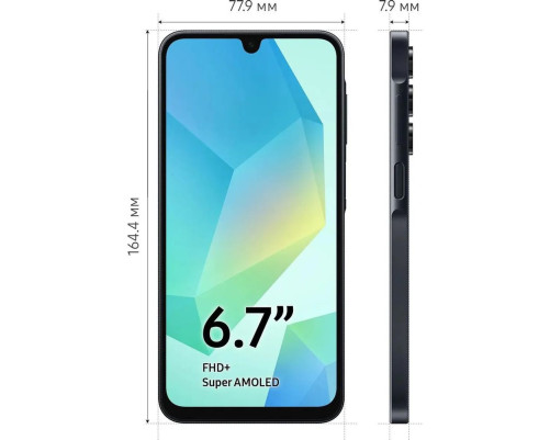 Смартфон Samsung Galaxy A16 4+128GB, черный (SM-A165FZKDCAU)