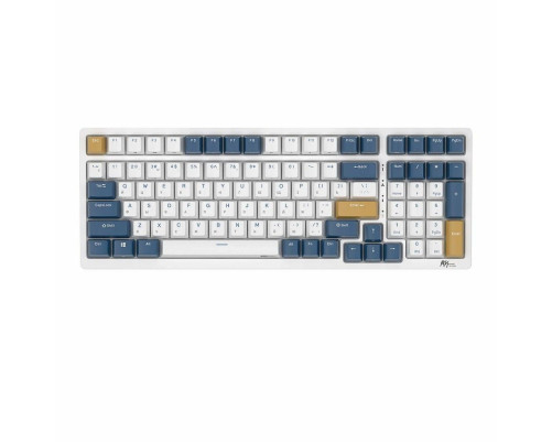 Клавиатура беспроводная игровая Royal Kludge RK98, голубой