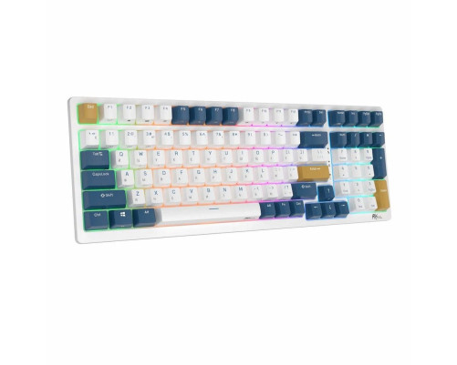 Клавиатура беспроводная игровая Royal Kludge RK98, голубой