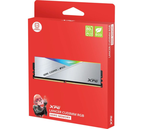 Модуль оперативной памяти XPG 48GB Lancer DDR5 8800Mhz CUDIMM RGB CL42, 1.45V, kit 2 x 24GB