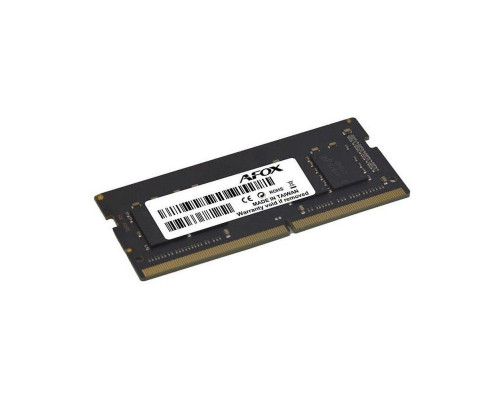 Модуль оперативной памяти Afox 8GB DDR4 3200Mhz SO-DIMM PC4-25600, 260-pin, CL 22-22-22-52, 1.2V Модуль оперативной памяти Afox 8GB DDR4 3200Mhz SO-DIMM PC4-25600, 260-pin, CL 22-22-22-52, 1.2V