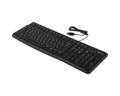 Клавиатура проводная Logitech K120, черный