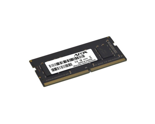 Модуль оперативной памяти Afox 16GB DDR4 3200Mhz SO-DIMM PC4-25600, 260-pin, CL 22-22-22-52, 1.2V Модуль оперативной памяти Afox 16GB DDR4 3200Mhz SO-DIMM PC4-25600, 260-pin, CL 22-22-22-52, 1.2V