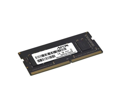 Модуль оперативной памяти Afox 8GB DDR4 2666Mhz SO-DIMM, PC4-21300, 260-pin, CL 19-19-19-43, 1.2V