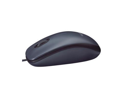 Мышь проводная Logitech M90, темно-серый