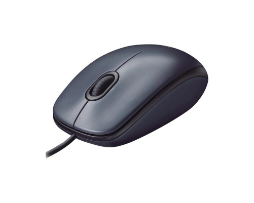 Мышь проводная Logitech M90, темно-серый