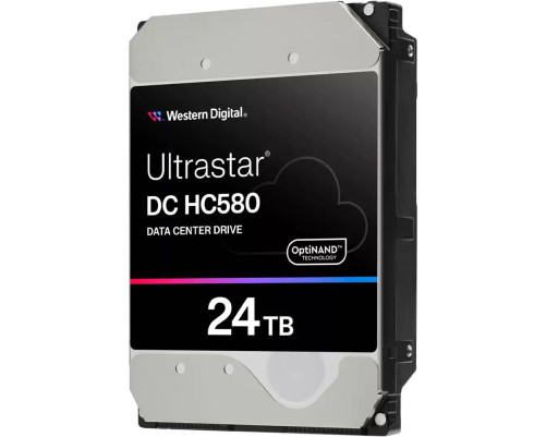 Жесткий диск серверный 24TB Western Digital Ultrastar DC HC580 WUH722424ALE604 Жесткий диск серверный 24TB Western Digital Ultrastar DC HC580 WUH722424ALE604