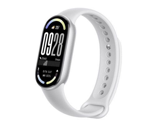 Фитнес-браслет Xiaomi Smart Band 10, серебряный