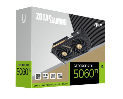 Видеокарта Zotac RTX5060Ti AMP 8GB, GDDR7/128-bit Видеокарта Zotac RTX5060Ti AMP 8GB, GDDR7/128-bit