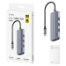 USB-концентратор CUDY UH606, 6-IN-1, USB-C Hub with GbE & 4K@60Hz HDMI