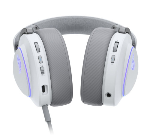 Гарнитура беспроводная игровая ASUS A701 ROG DELTA II, белый