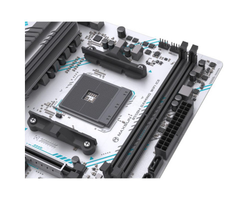 Материнская плата Maxsun MS-B550M GAMING WIFI ICE (AM4) Материнская плата Maxsun MS-B550M GAMING WIFI ICE (AM4)