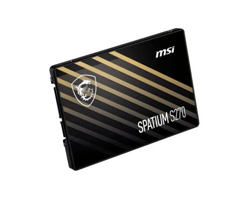 Твердотельный накопитель MSI SPATIUM S270, 480GB, 2.5" Твердотельный накопитель MSI SPATIUM S270, 480GB, 2.5"