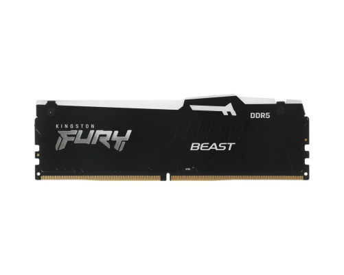 Модуль оперативной памяти Kingston 64GB Fury Beast RGB DDR5 6000Mhz CL36 kit 2x32Гб Модуль оперативной памяти Kingston 64GB Fury Beast RGB DDR5 6000Mhz CL36 kit 2x32Гб