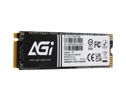 Твердотельный накопитель AGI AI298, 1TB, M.2(22x80mm)