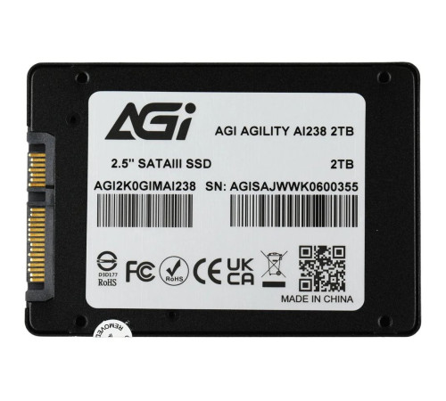 Твердотельный накопитель AGI AI238, 2TB, 2.5"
