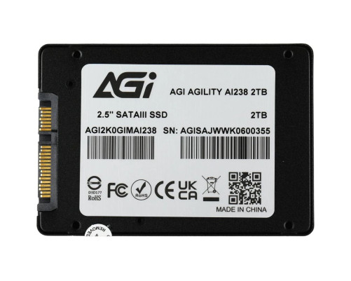 Твердотельный накопитель AGI AI238, 2TB, 2.5"