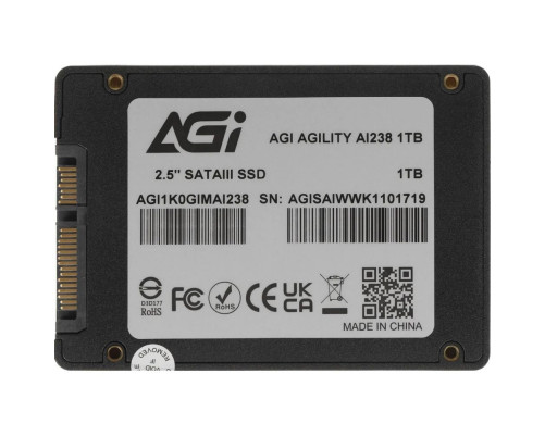Твердотельный накопитель AGI AI238, 1TB, 2.5" Твердотельный накопитель AGI AI238, 1TB, 2.5"