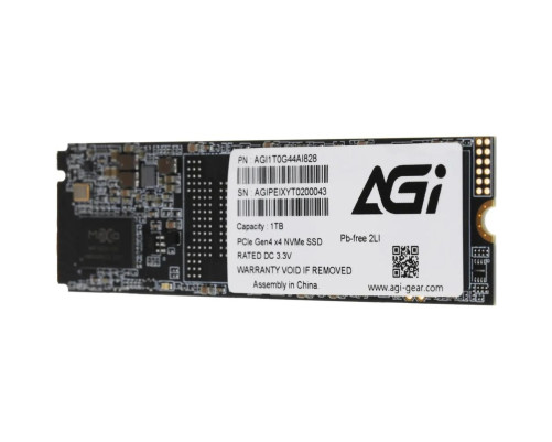Твердотельный накопитель SSD AGI AI828, 1TB, M.2(22x80mm) Твердотельный накопитель SSD AGI AI828, 1TB, M.2(22x80mm)