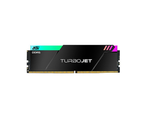 Модуль памяти AGI DDR5 6000MHz CL30 32GB Kit (16GBx2) OC UDIMM + HEAT SINK –Turbojet+RGB lightbar -Color box Модуль памяти AGI DDR5 6000MHz CL30 32GB Kit (16GBx2) OC UDIMM + HEAT SINK –Turbojet+RGB lightbar -Color box