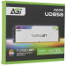 Модуль памяти AGI DDR5 6000MHz CL30 32GB Kit (16GBx2) OC UDIMM + White HEAT SINK –Turbojet+RGB lightbar -Color box
