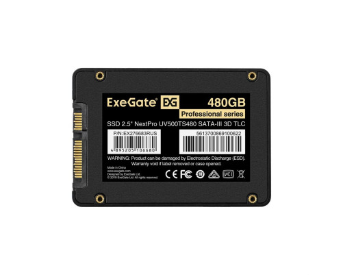 Твердотельный накопитель Exegate NextPro UV500TS480, 480GB, 2.5"