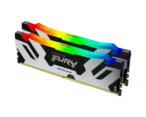 Модуль оперативной памяти Kingston 48GB FURY Renegade Silver/Black DDR5 8000Mhz DIMM (Kit 2*24gb)