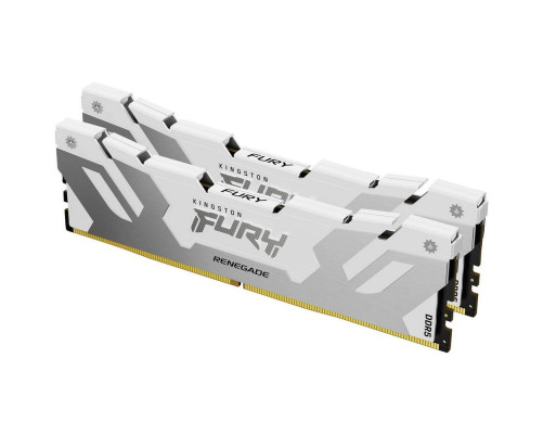 Модуль оперативной памяти Kingston 48GB FURY Renegade White RGB DDR5 8000Mhz DIMM (Kit 2*24gb) CL38 Модуль оперативной памяти Kingston 48GB FURY Renegade White RGB DDR5 8000Mhz DIMM (Kit 2*24gb) CL38