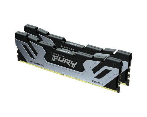 Модуль оперативной памяти Kingston 48GB FURY Renegade Silver RGB DDR5 8800Mhz On-Die ECC CUDIMM CL42 kit 2*24gb Модуль оперативной памяти Kingston 48GB FURY Renegade Silver RGB DDR5 8800Mhz On-Die ECC CUDIMM CL42 kit 2*24gb
