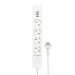 Сетевой фильтр Гарнизон EPS-4-U3-W-2, 4 розетки, 3 USB-A 5В, 2 м, белый