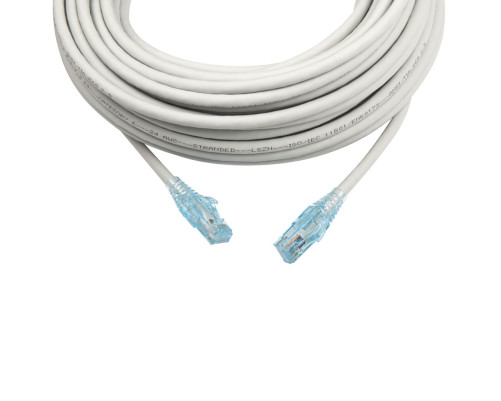 Патч-корд Hyperline U/UTP, Cat.6, LSZH, 20 м, серый Патч-корд Hyperline U/UTP, Cat.6, LSZH, 20 м, серый