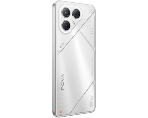 Смартфон Tecno POVA 7 5G 8+256GB, серебристый Смартфон Tecno POVA 7 5G 8+256GB, серебристый