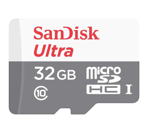 Карта памяти microSDHC 32GB SanDisk Ultra SDSQUNR-032G-GN3MN/GN6MN Class 10 UHS I