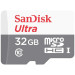 Карта памяти microSDHC 32GB SanDisk Ultra SDSQUNR-032G-GN3MN/GN6MN Class 10 UHS I
