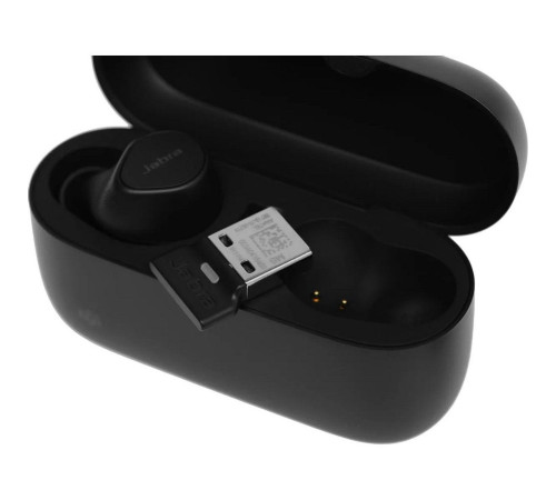 Гарнитура беспроводная Jabra Evolve2 Buds, USB-A MS, черный