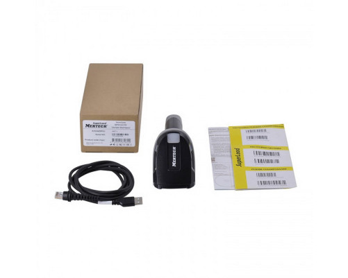 Сканер штрих-кода MERTECH 2410 P2D, ручной, проводной, 1D/2D, USB, IP65, черный Сканер штрих-кода MERTECH 2410 P2D, ручной, проводной, 1D/2D, USB, IP65, черный