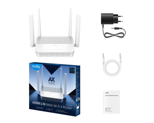 Маршрутизатор CUDY WR3000P, белый Маршрутизатор CUDY WR3000P, белый