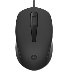 Мышь проводная HP 150, 3 кнопки, 1600 dpi, черный