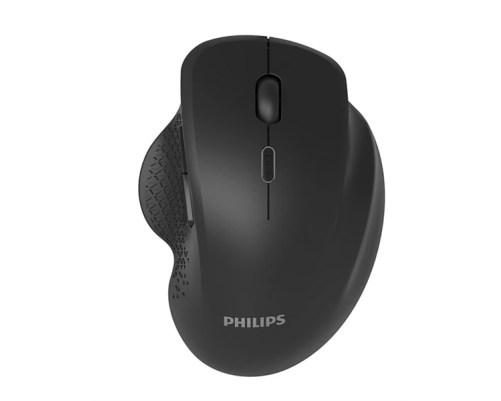 Мышь беспроводная Philips SPK7624, 2.4 GHz, Bluetooth 3.0/5.0, 6 кнопок, 800-1600 dpi, черный Мышь беспроводная Philips SPK7624, 2.4 GHz, Bluetooth 3.0/5.0, 6 кнопок, 800-1600 dpi, черный