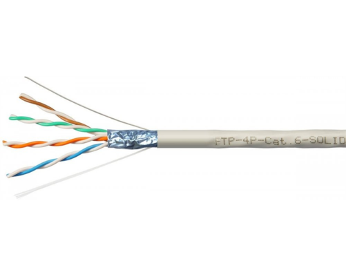 Кабель витая пара NEOMAX F/UTP, cat.6, 4 pair, 23 AWG, LSZH, 305 м, серый Кабель витая пара NEOMAX F/UTP, cat.6, 4 pair, 23 AWG, LSZH, 305 м, серый